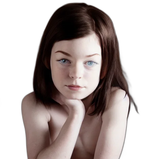 face, hair, dress, creature transparent PNG cut-out