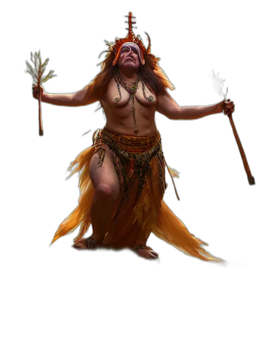 staff, creature, concept art, fantasy art transparent PNG cut-out