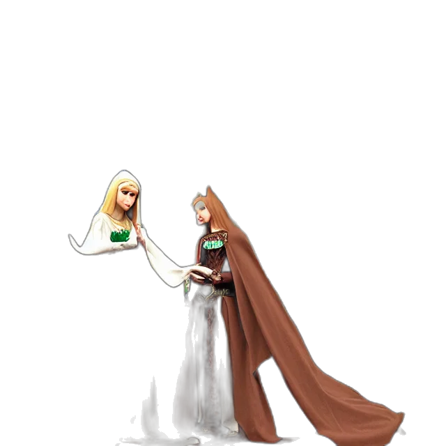 dress, staff, sword, weapon, concept art, pixel art, 3d render, fantasy art transparent PNG cut-out