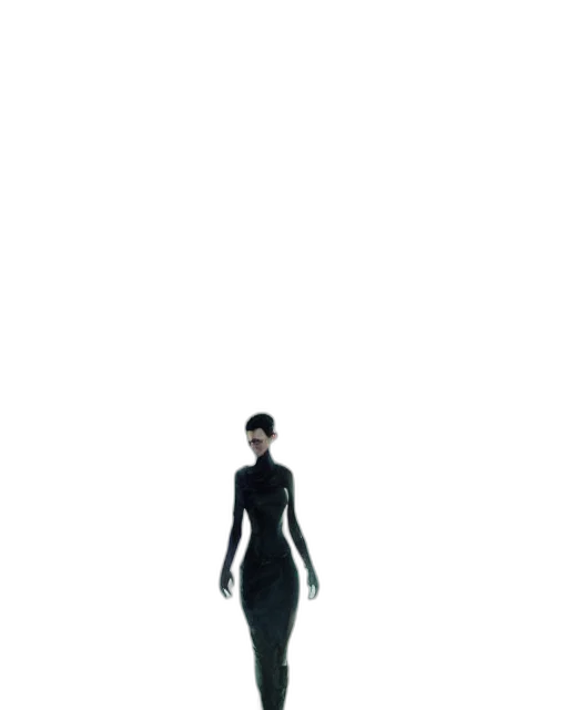 dress, robot, creature, animal, concept art, 3d render, pixel art, cyberpunk transparent PNG cut-out