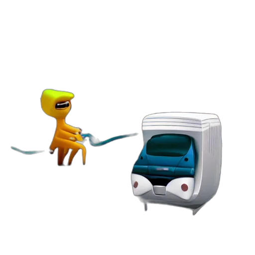 robot, animal, dragon, creature, 3d render, pixel art, concept art, vaporwave transparent PNG cut-out