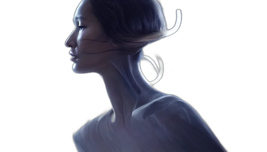 face, mask, crown, dragon, concept art, fantasy art, watercolor, photorealistic transparent PNG cut-out