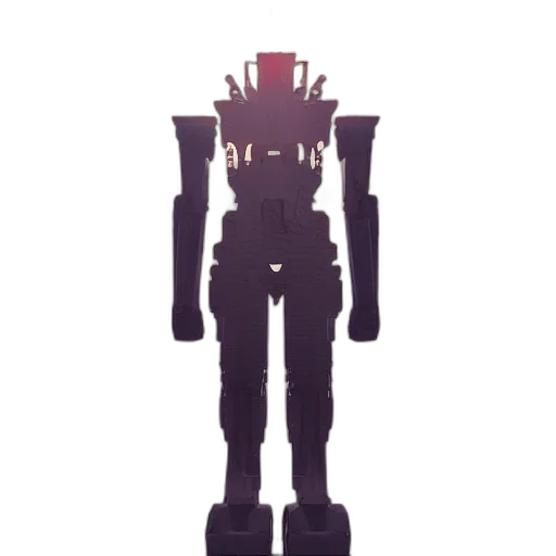 robot, weapon, staff, creature transparent PNG cut-out