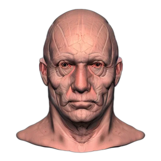 face, mask, creature, 3d render, photorealistic, concept art, fantasy art, human transparent PNG cut-out
