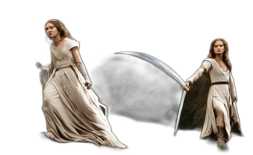 sword, concept art, fantasy art, photorealistic transparent PNG cut-out