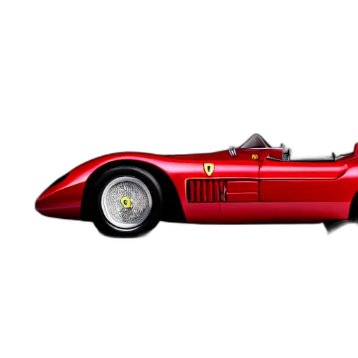 car, animal, 3d render, photorealistic, concept art, pixel art, ferrari, testa transparent PNG cut-out