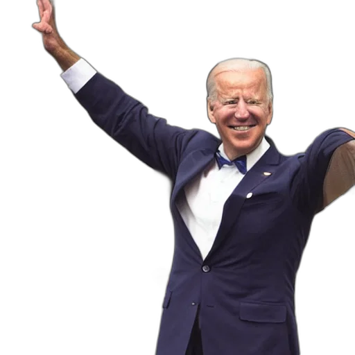 jacket, creature, robot, animal, joe, biden, ballerina transparent PNG cut-out