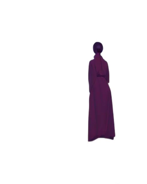 dress, staff, umbrella, robot transparent PNG cut-out