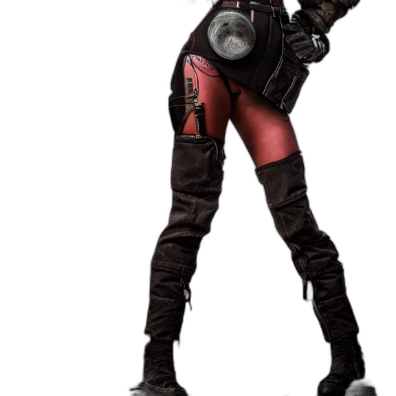 jacket, weapon, staff, robot transparent PNG cut-out