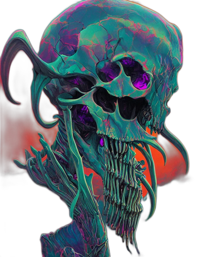 mask, face, creature, concept art transparent PNG cut-out