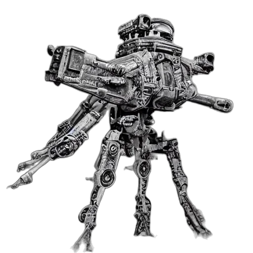 robot, weapon, animal, creature transparent PNG cut-out
