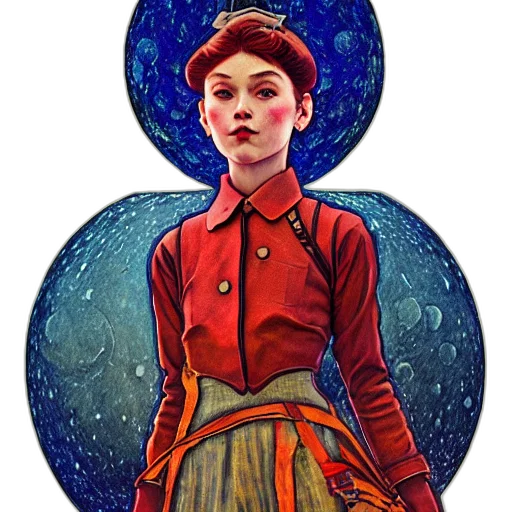 staff, dress, face, jacket transparent PNG cut-out