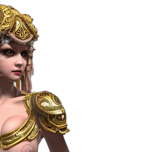 jewelry, crown, 3d render, fantasy art, concept art, photorealistic, golden, beautiful transparent PNG cut-out