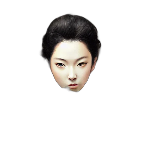 face, mask, hair, staff, photorealistic, 3d render, pixel art, concept art transparent PNG cut-out