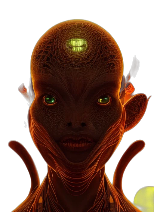 creature, face, mask, robot transparent PNG cut-out
