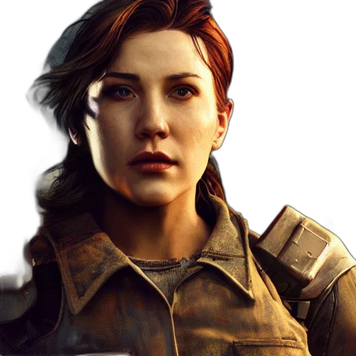 face, photorealistic, concept art, fantasy art, comic book art, earth tones, golden, fallout transparent PNG cut-out
