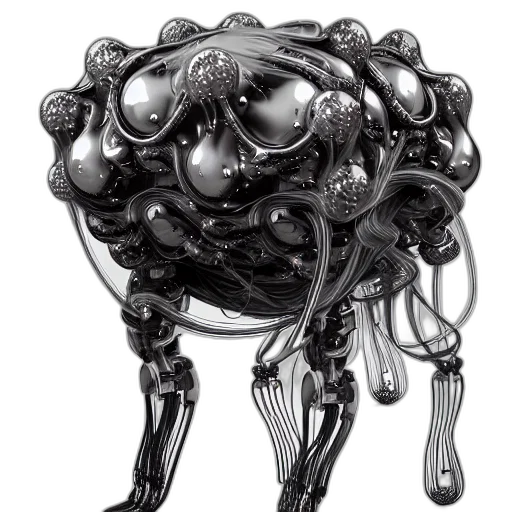jewelry, crown, furniture, robot, concept art, 3d render, photorealistic, fantasy art transparent PNG cut-out