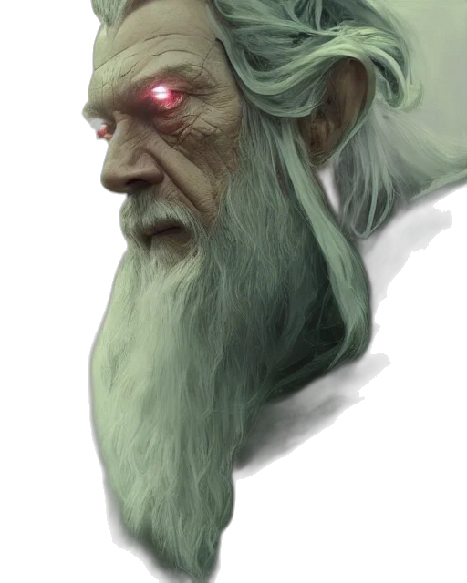 face, creature, mask, staff transparent PNG cut-out