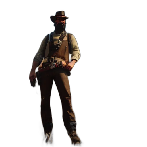 staff, weapon, hat, jacket, concept art, 3d render, pixel art, photorealistic transparent PNG cut-out