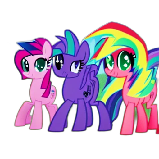 3d render, pixel art, concept art, cartoon, little, pony, world, war transparent PNG cut-out