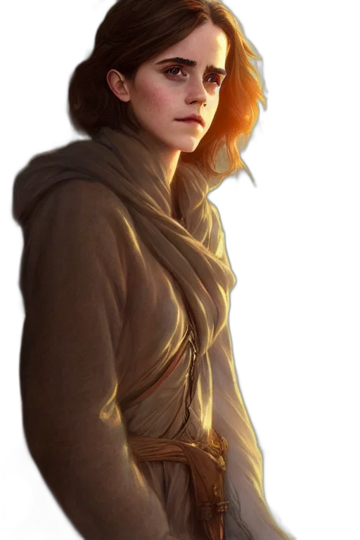 jacket, staff, face, dress, concept art, fantasy art, photorealistic, comic book art transparent PNG cut-out