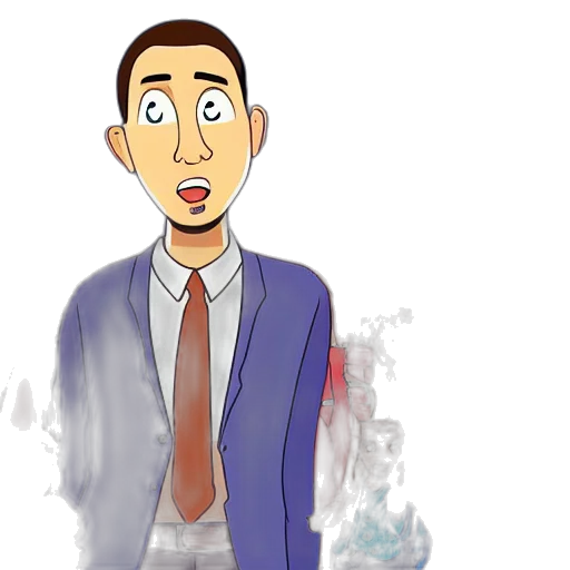 staff, jacket, cartoon, concept art transparent PNG cut-out
