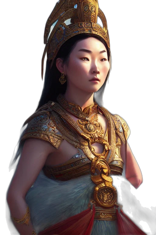 staff, crown, jewelry, face, fantasy art, concept art, photorealistic, 3d render transparent PNG cut-out