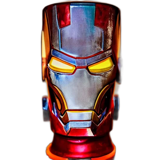 robot, mask, face, 3d render, comic book art, concept art, photorealistic, closeup transparent PNG cut-out