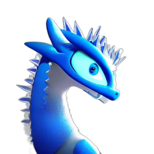 dragon, staff, animal, creature, 3d render, fantasy art, concept art, photorealistic transparent PNG cut-out