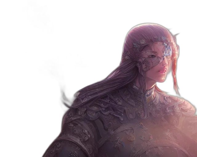 face, sword, robot, mask transparent PNG cut-out