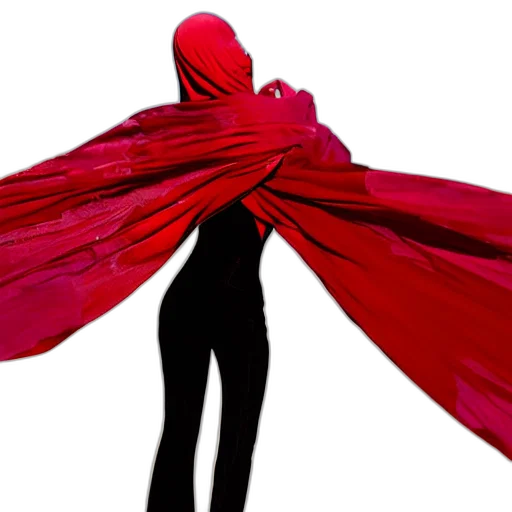 dress, jacket, mask, umbrella transparent PNG cut-out