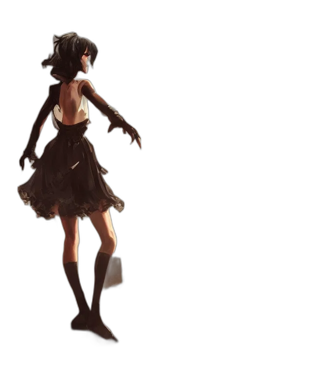 dress, robot, creature, concept art transparent PNG cut-out