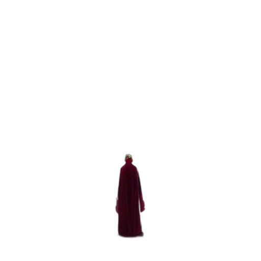 dress, jacket, robot, staff, pixel art, concept art, 3d render, comic book art transparent PNG cut-out
