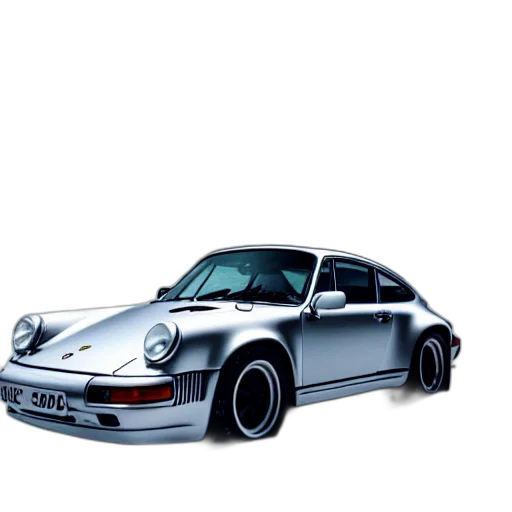 car, animal, photorealistic, 3d render, concept art, pixel art, silver, porsche transparent PNG cut-out