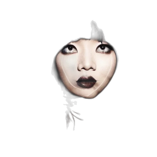 face, mask, creature, hair transparent PNG cut-out