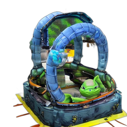 robot, furniture, car, 3d render transparent PNG cut-out