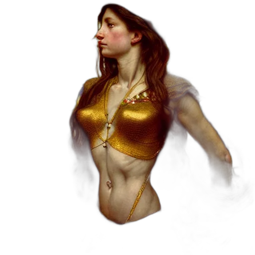 jewelry, dress, robot, concept art transparent PNG cut-out