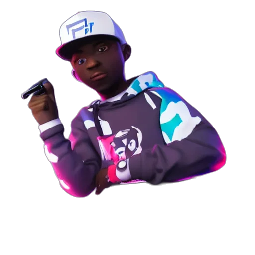 jacket, face, weapon, staff transparent PNG cut-out