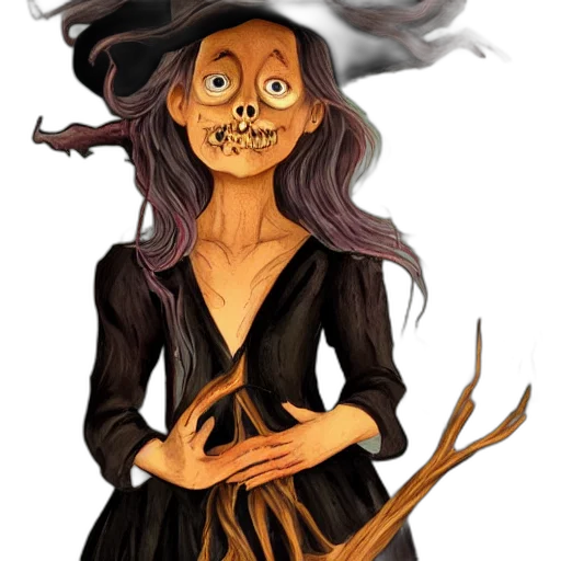 staff, dress, mask, concept art transparent PNG cut-out