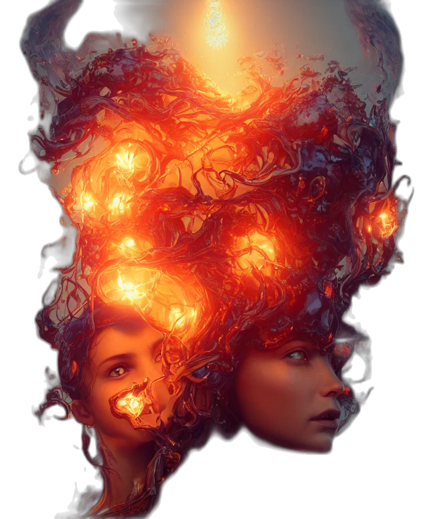 mask, face, crown, hair transparent PNG cut-out