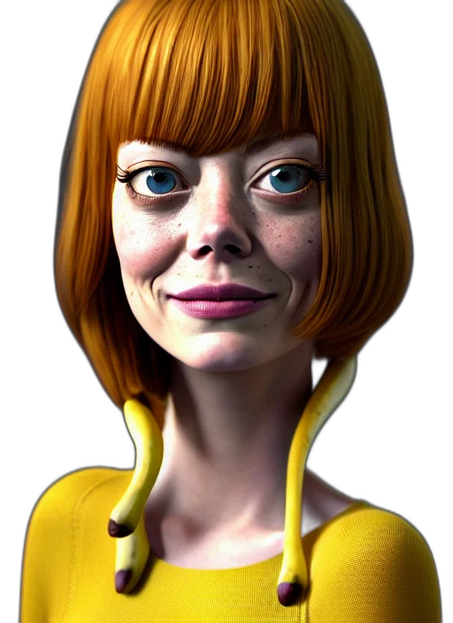 face, staff, robot, hair, 3d render, photorealistic, concept art, cartoon transparent PNG cut-out
