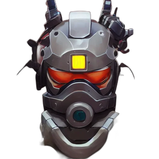 robot, mask, face, weapon transparent PNG cut-out