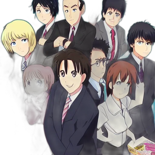 staff, anime, cartoon, concept art transparent PNG cut-out