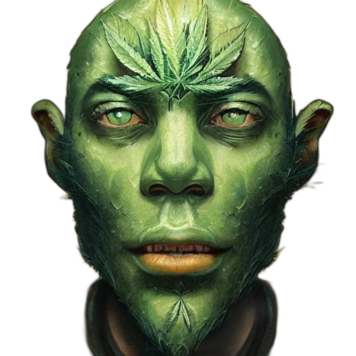 mask, face, staff, creature transparent PNG cut-out