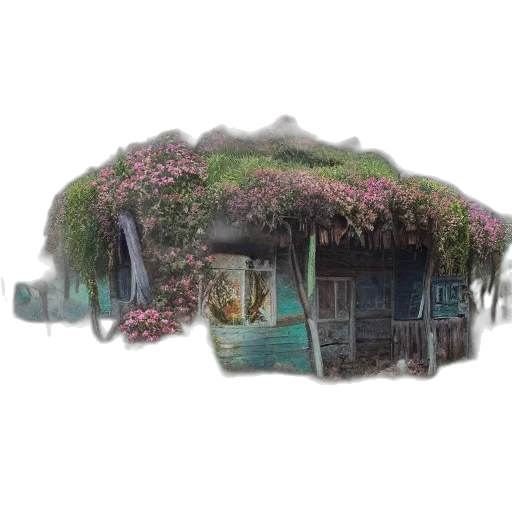 building, furniture, umbrella, car transparent PNG cut-out