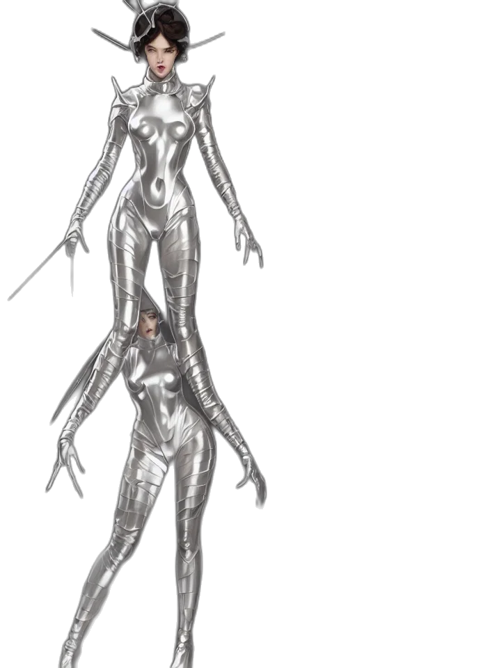 creature, staff, robot, weapon transparent PNG cut-out