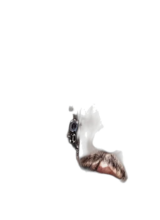 mask, shoes, face, hair transparent PNG cut-out