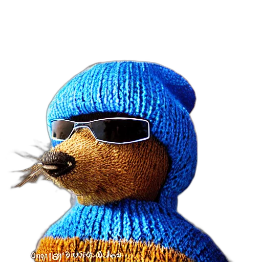 hat, jacket, animal, mask transparent PNG cut-out