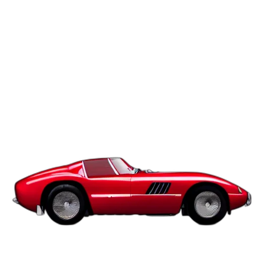 car, animal, weapon, 3d render, concept art, photorealistic, pixel art, red transparent PNG cut-out