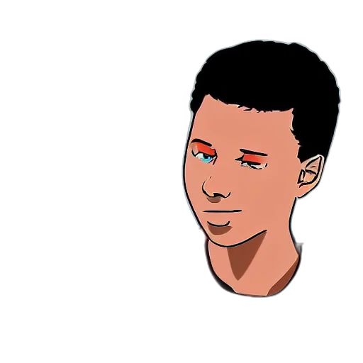 face, mask, hair, cartoon, pixel art, anime, photorealistic, how transparent PNG cut-out